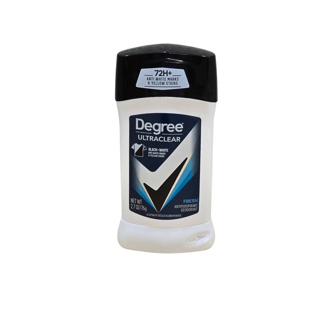 Degree Ultraclear 72 Hour Black White Antiperspirant Deodorant Stick Fresh 2.7oz
